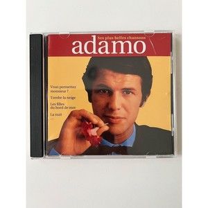 Adamo Ses Les Plus Belles Chansons CD 1994 EMI France Import Play Tested